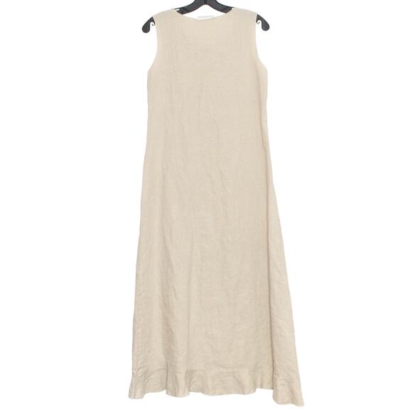 Bryn Walker Dress Linen Minimalist Cottage Coastal Grandma Quiet Luxury Small - Picture 5 of 5